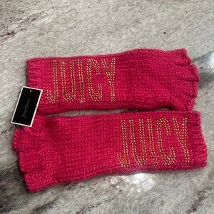 Juicy Couture Studded Knit Gloves